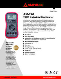 Thumbnail of document AM 270 Data Sheet 6306